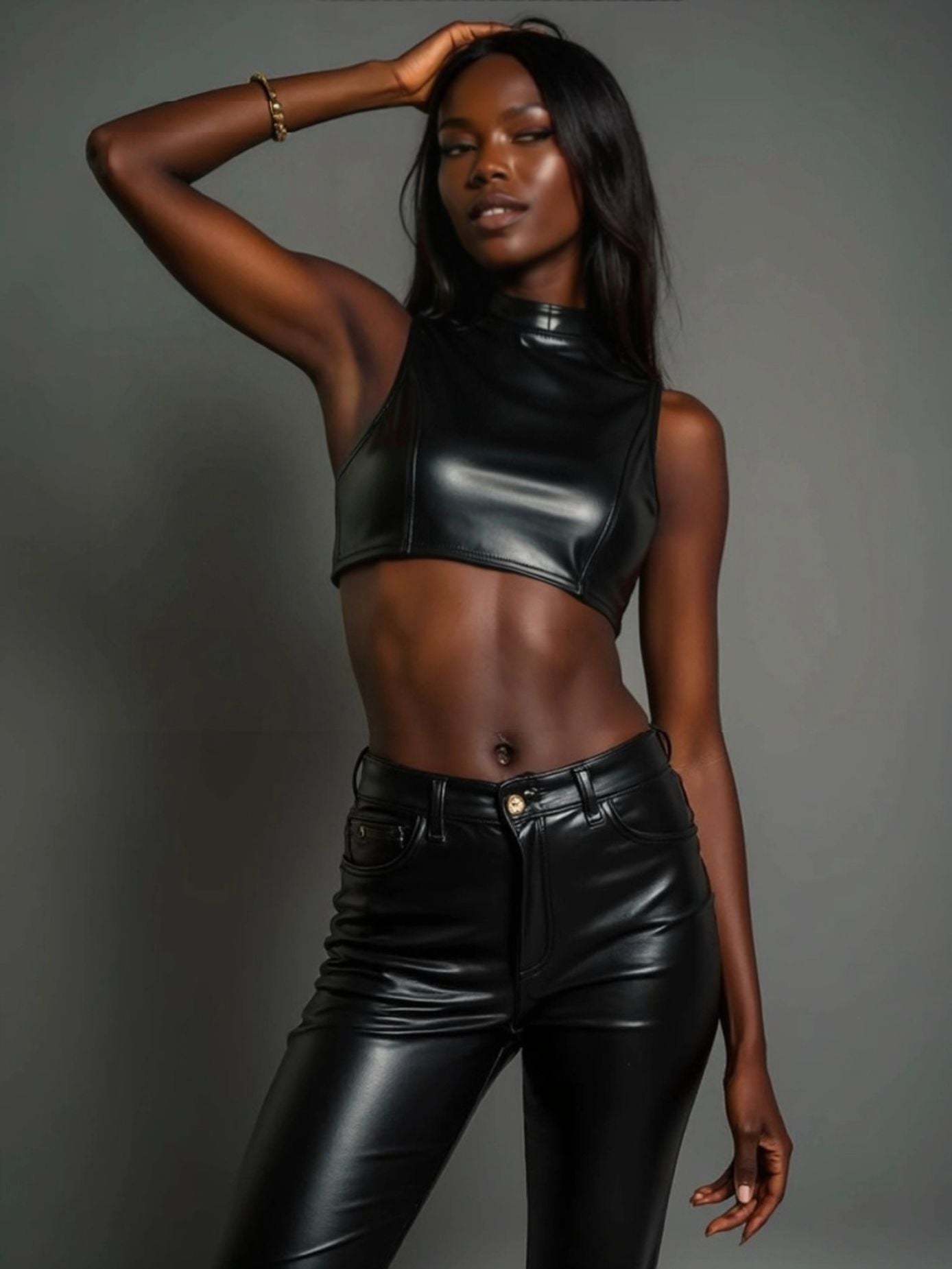 Asian female model showcasing a stylish tee from the Women collection at [Brand Name].