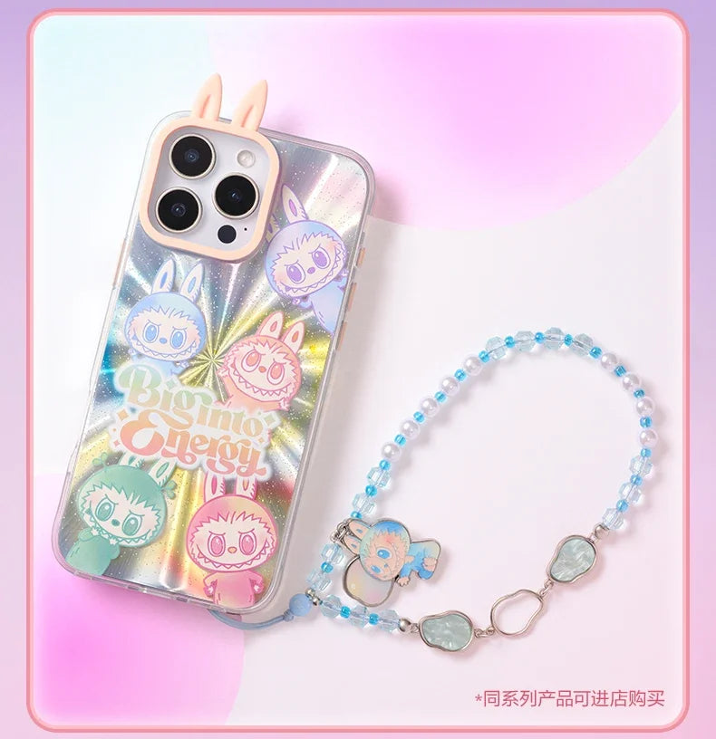 New Genuine Labubu The Monsters Phone Chain Blind Box
