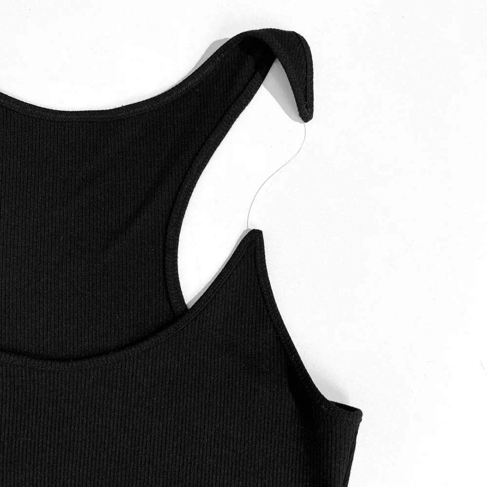 Stylish black Tank Top - The Invisible Lightweight Everyday Essential, perfect for layering or casual wear.