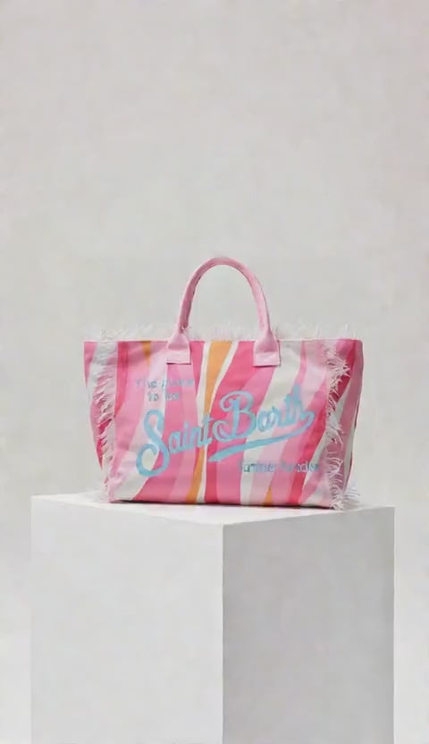 Vanity Canva shoulder Bag - Saint Barth Edition