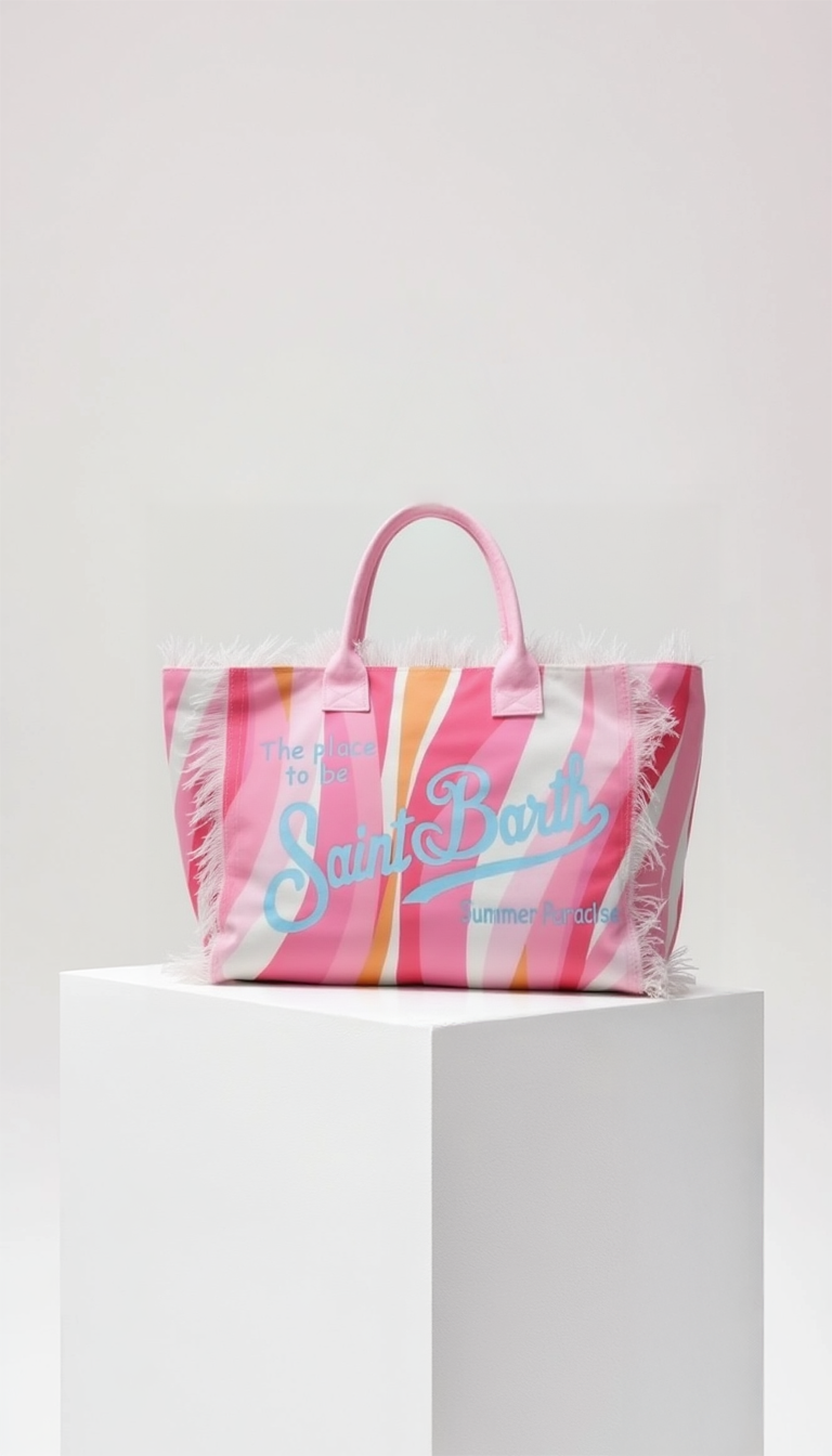 Vanity Canva shoulder Bag - Saint Barth Edition
